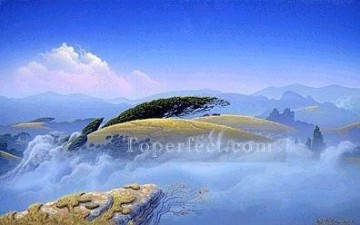 山 Painting - xdf006aE 現代の風景の山.JPG